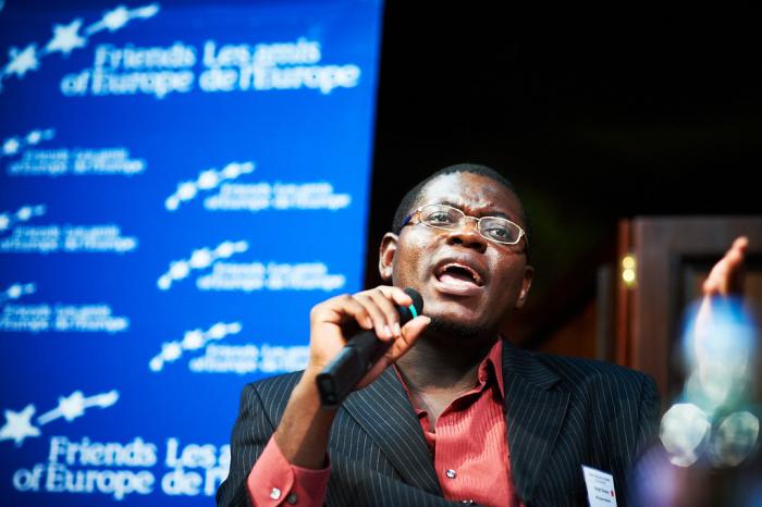 Bright Simons, one of the people quoted in the article, speaking at a conference