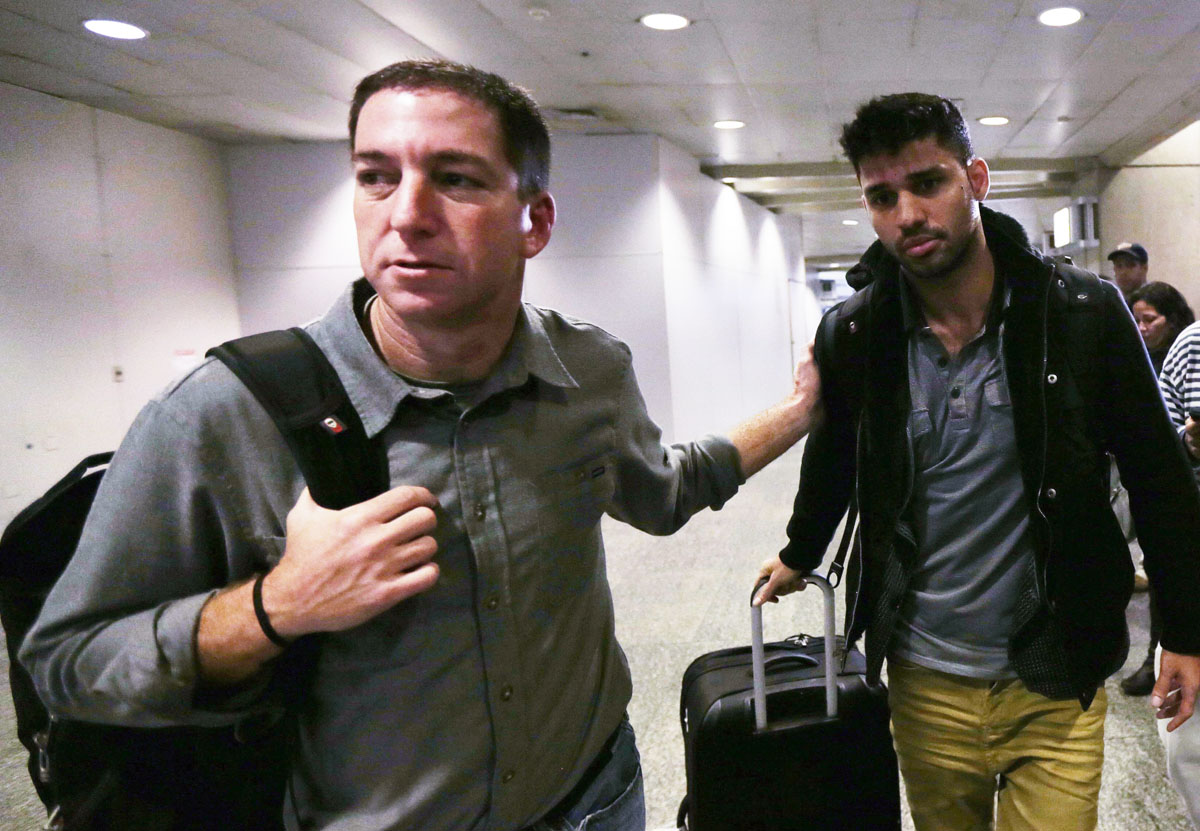David Miranda Glenn Greenwald
