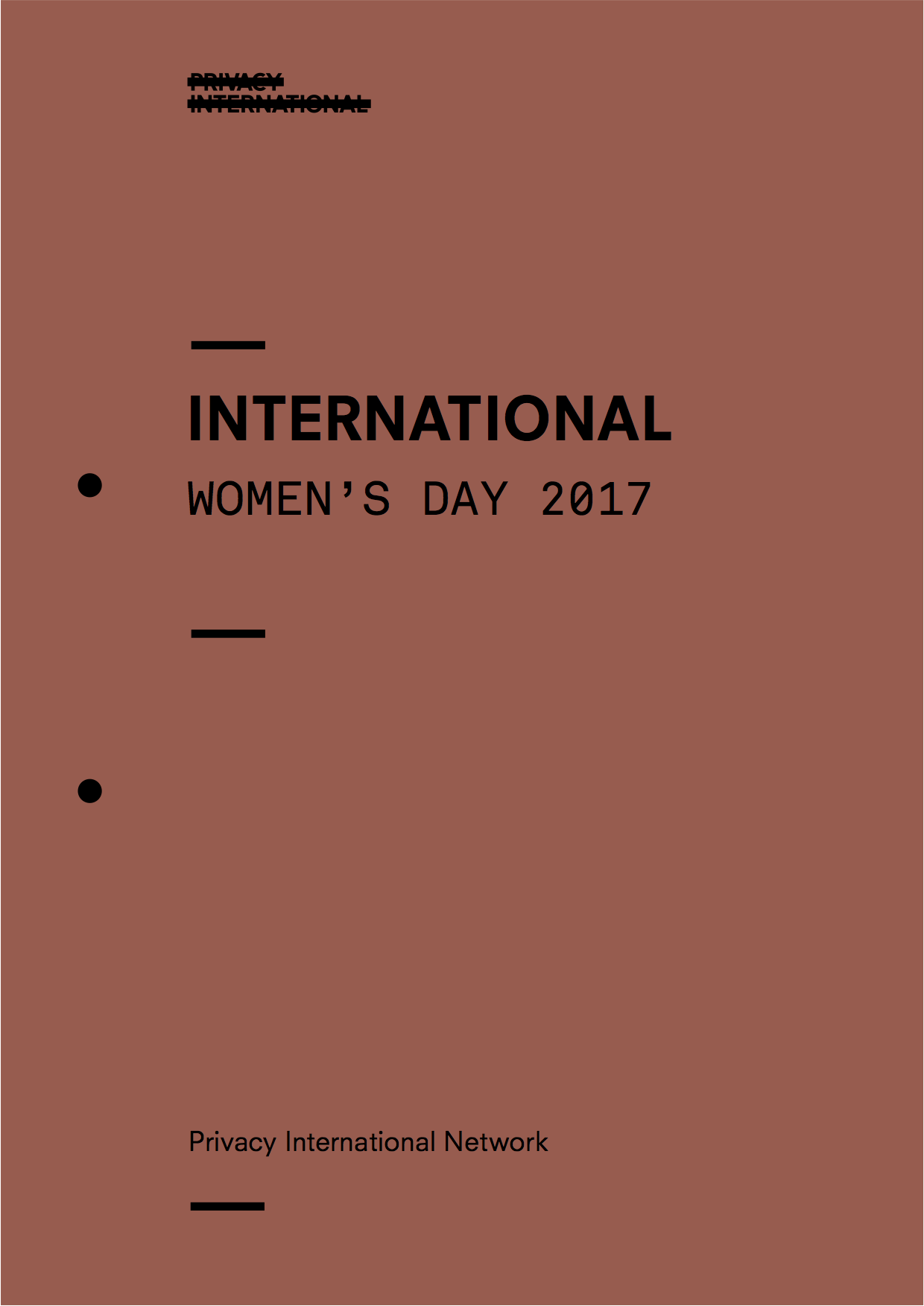 International Women's Day report cover