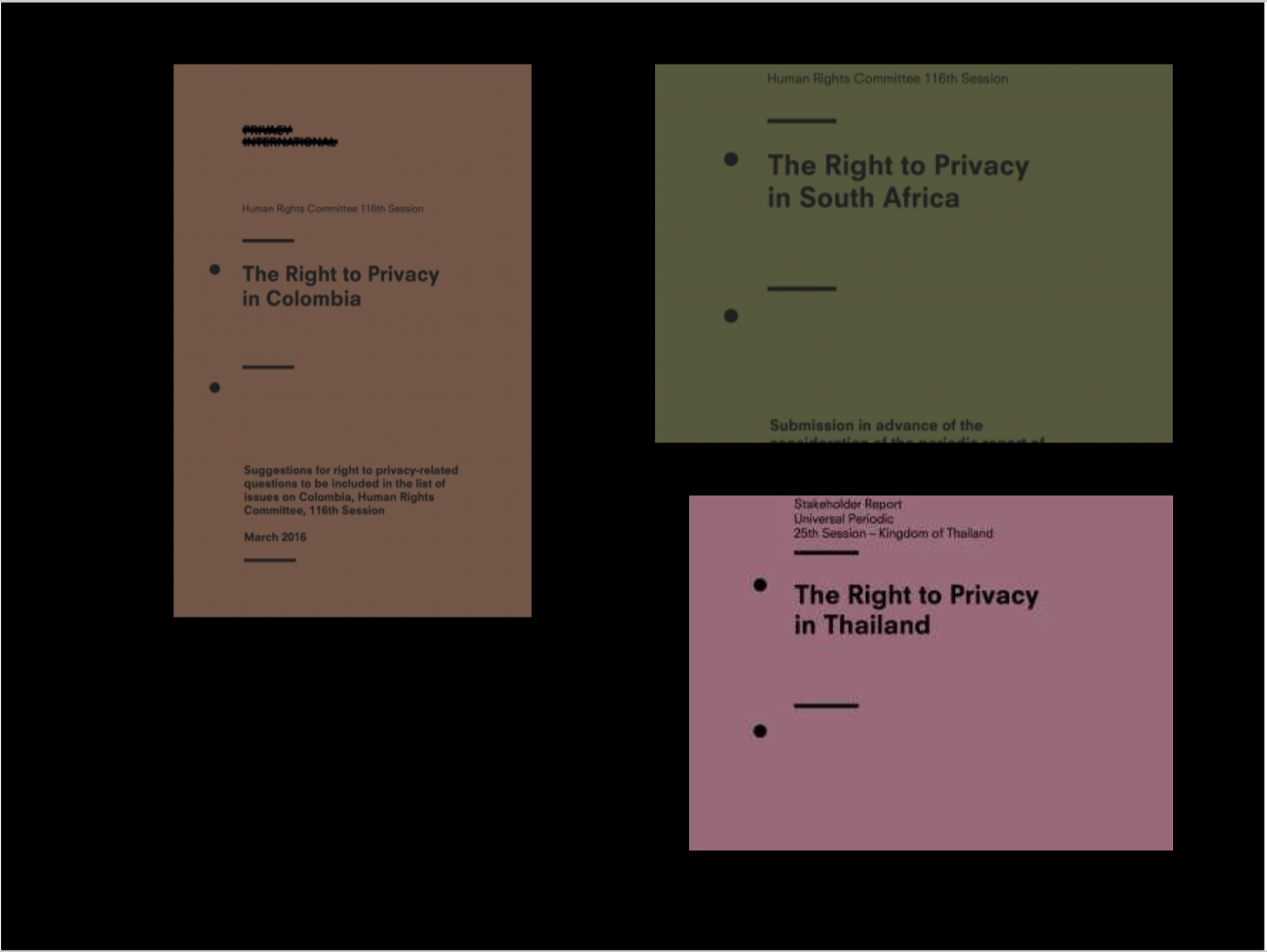 PI submissions to UN