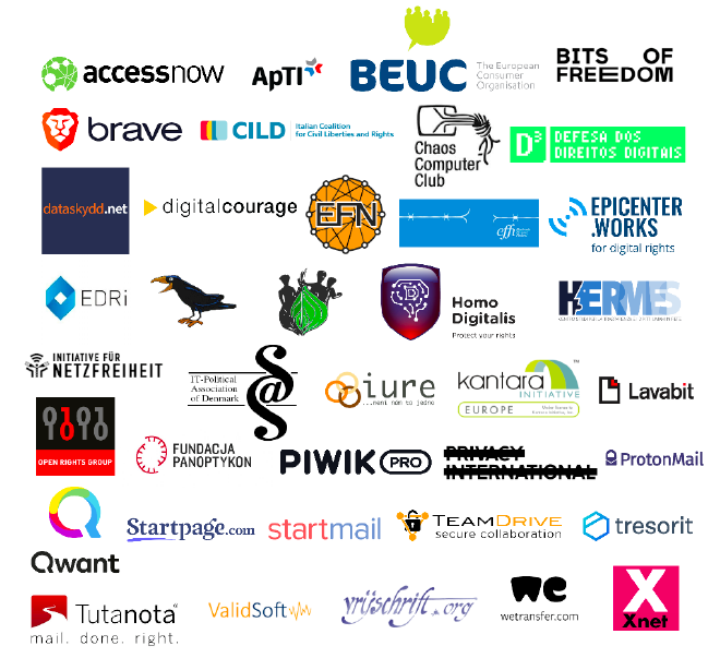 Open letter to EU member states from consumer groups, NGOs and industry representatives in support of the ePrivacy Regulation