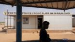 An agent during his guard duty out of the police border post of Makalondi, at the border between Niger and Burkina Faso. Ph. by Francesco Bellina