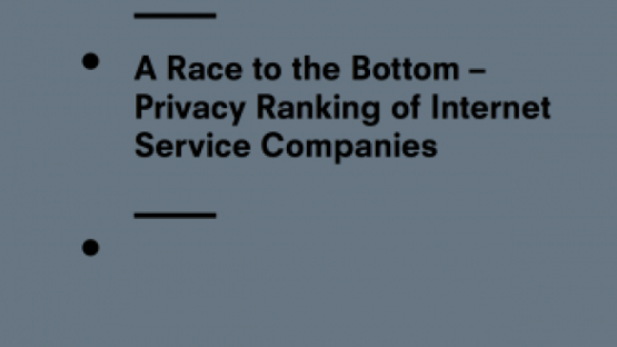 A Race to the Bottom – Privacy Ranking of Internet Service Companies