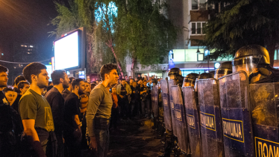 Protests erupt in Macedonia after wiretapping probe is torpedoed