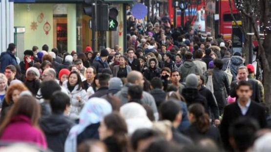 crowded street