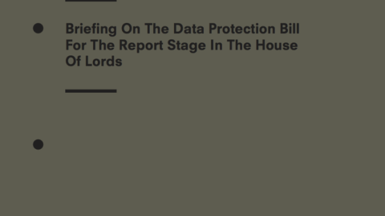 Privacy International's Briefing on the UK Data Protection Bill at House of Lords Report Stage