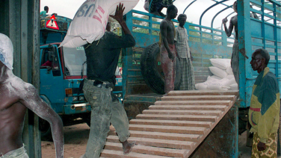 WFP Aid worker