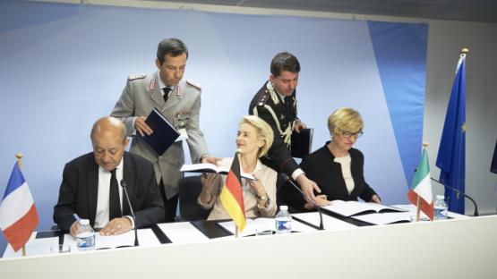 Signing of a letter of intent for the development of a European SIDM drone