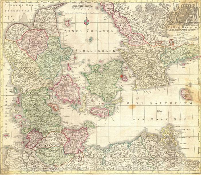 map of denmark