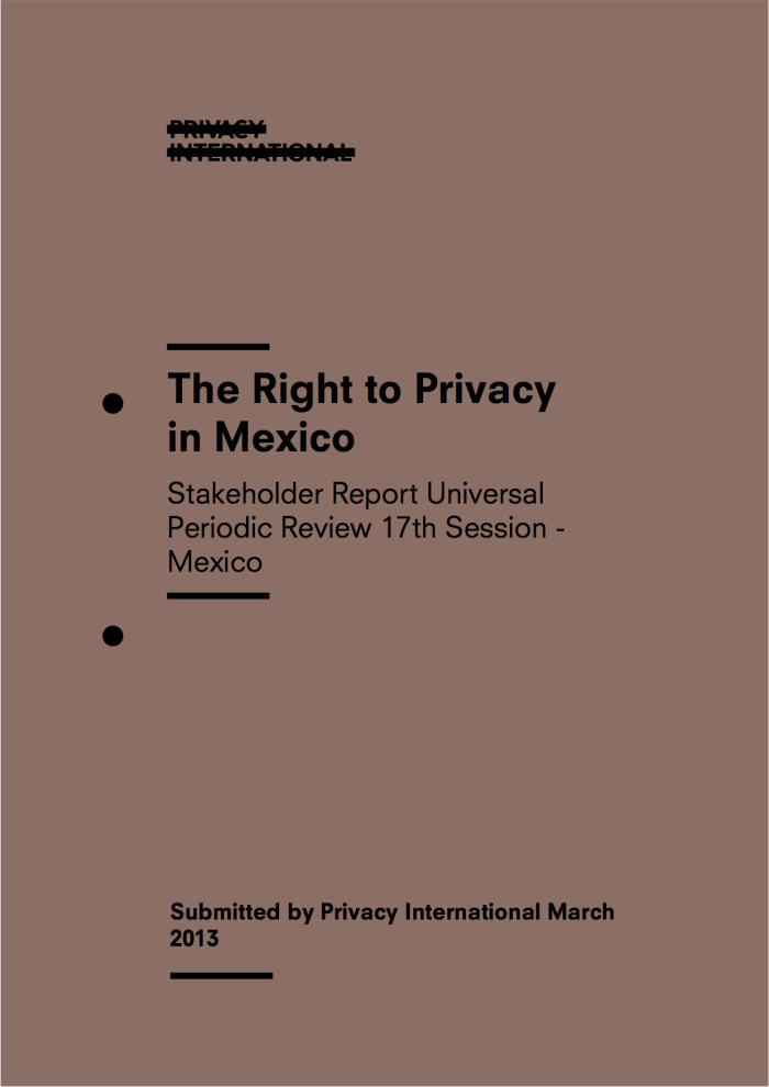 The Right to Privacy in Mexico