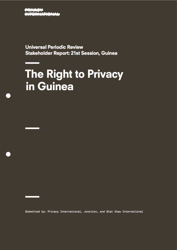 The Right to Privacy in the Republic of Guinea