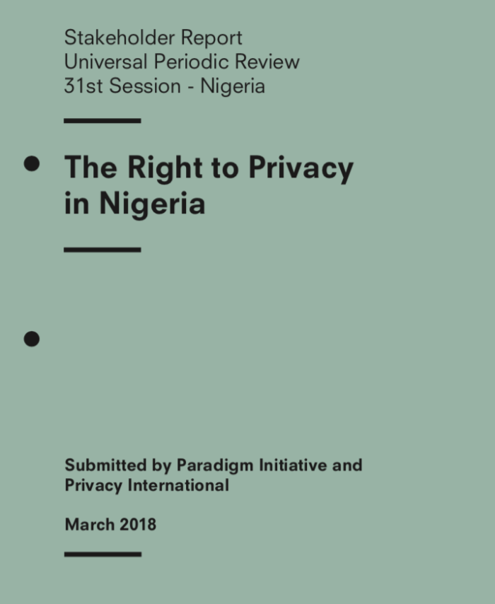 The Right to Privacy in Nigeria