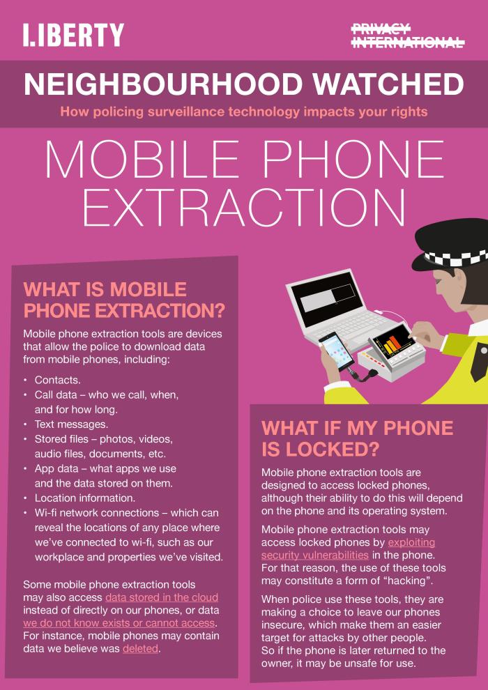 mobile phone extraction explainer