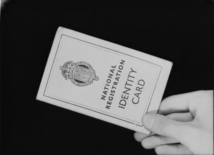 Vintage identity card