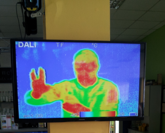 Thermographic camera, Museum of Interesting Science (Odessa, Ukraine)