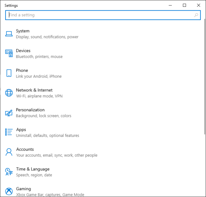 Fig. 1: Configuraciones de privacidad en Windows: Inicio > Configuración > Privacidad > General (Start > Settings > Privacy > General)