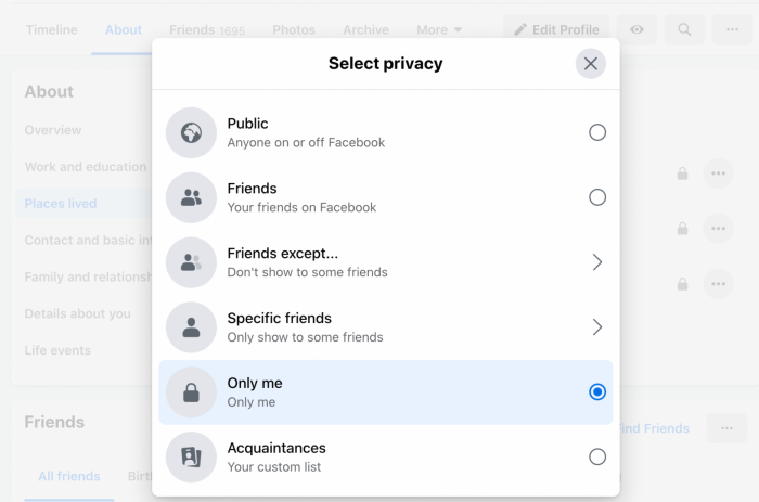 Profile Settings 3