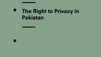 The Right to Privacy in Pakistan: Privacy International’s Submission to the Human Rights Committee