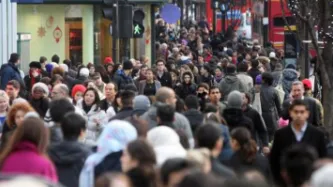 crowded street