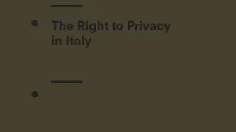 Joint Submission on the Right to Privacy in Italy, Human Rights Committee, 119th Session