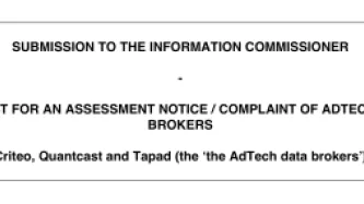 AdTech Complaints Timeline