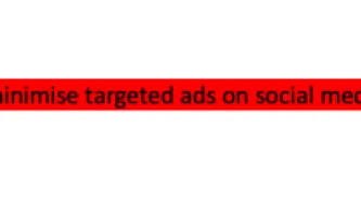 How to minimise targeted ads on social media: Uber