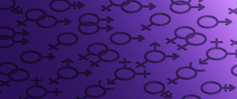 Gender symbols graphic