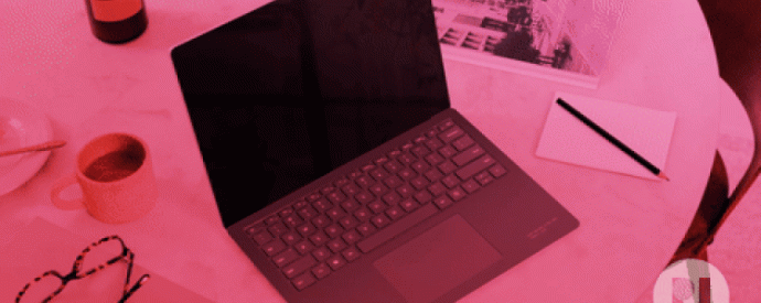 A laptop with a best before date