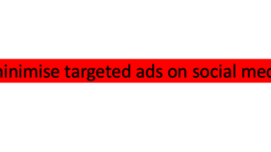 How to minimise targeted ads on social media: Uber