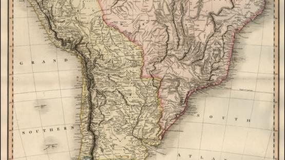 Map of South America