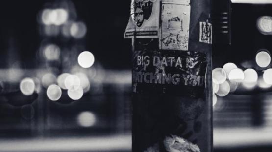 poster saying Big Data Is Watching
