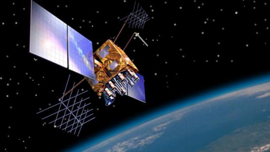 3D Rendering of a GPS Block IIR(M) satellite