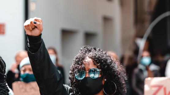 blm protester
