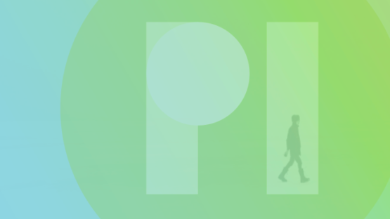 report cover - PI logo and a person walking