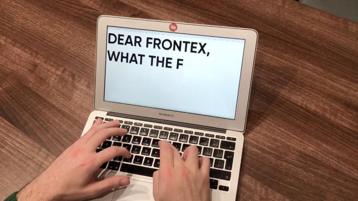 Dear frontex on computer
