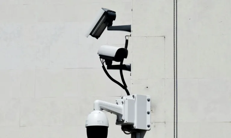 Three CCTV cameras