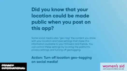Did you know that your location could be made public when you post on apps?