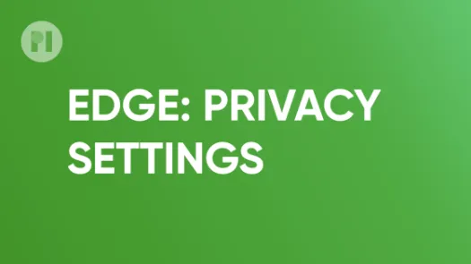 Edge Privacy Settings