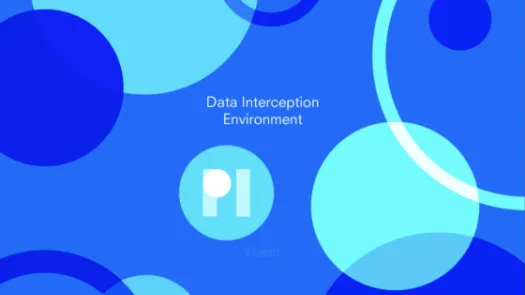 A screenshot of PI's Data Interception Environment