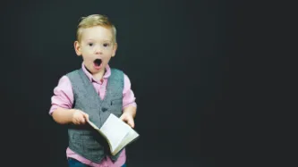 boy with a book